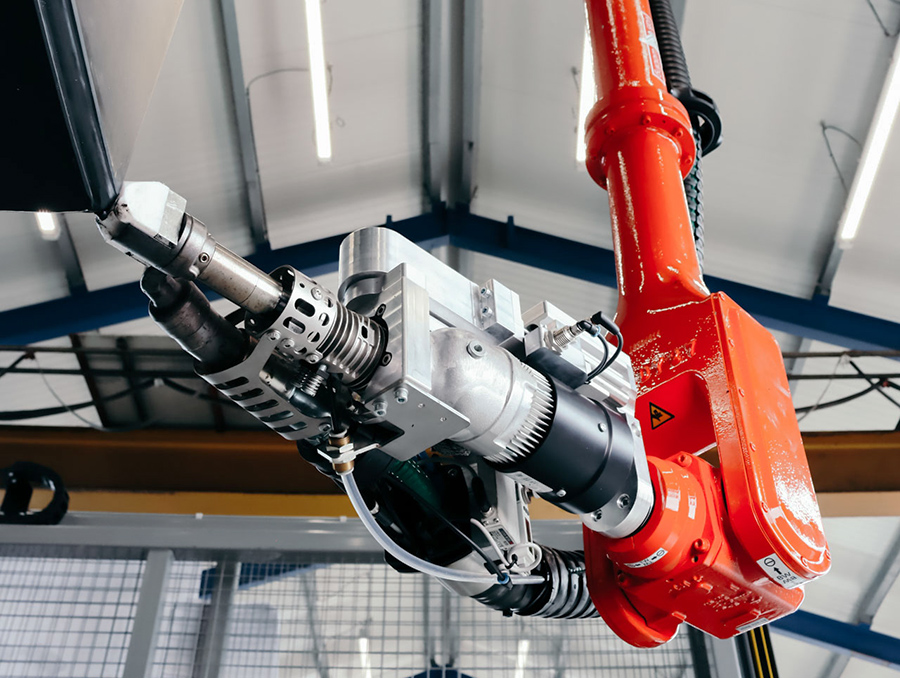 MUNSCH机械臂挤出枪自动焊接容器